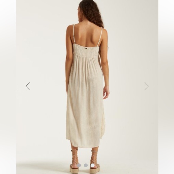 Billabong white/cream striped Twist It - Midi Dress size XS - Picture 12 of 12